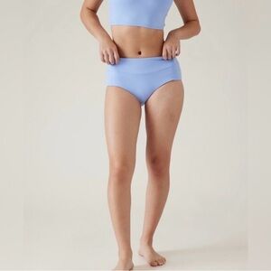 Athleta Essential Swim Boyshort // Swallowtail blue